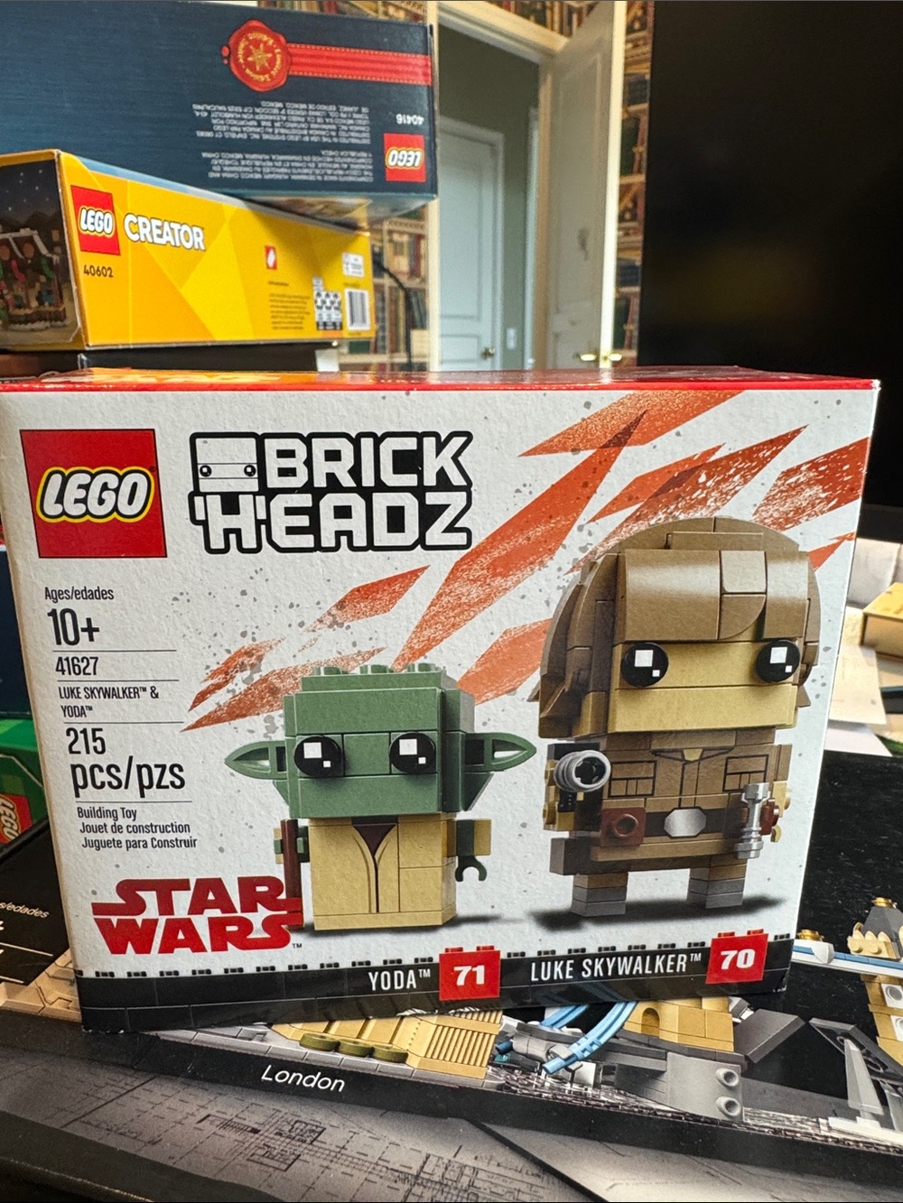 Lego BrickHeadz Star Wars Yoda & Luke Skywalker - Green, Tan, Brown